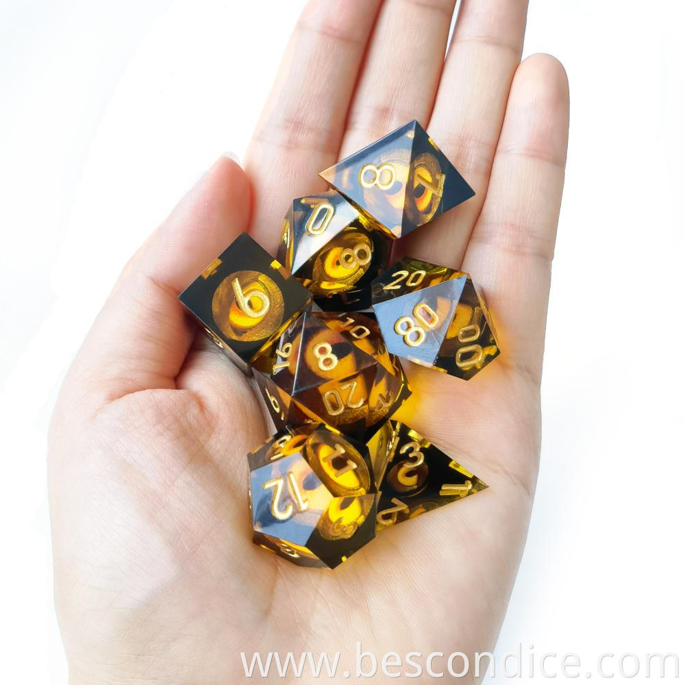 7 Piece Dungeons And Dragons Polyhedral Dnd Dice Set 6